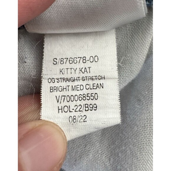 Old Navy Women's High Rise OG Straight Jeans Secret Smooth Extra Stretch Pockets - Picture 6 of 10